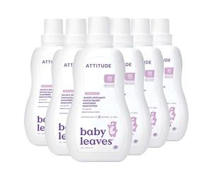ATTITUDE Baby Laundry Detergent, EWG Verified, Plant and Mineral-Based Formula, HE Compatible, Vegan Household Products, Sweet Lullaby, 35 Loads, 35.5 Fl Oz (Pack of 6)
