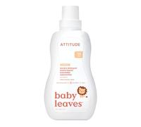 ATTITUDE Baby Laundry Detergent Liquid, EWG Verified, Safe for Baby Clothes, Infant and Newborn, Vegan and Naturally Derived Washing Soap, HE Compatible, Pear Nectar, 35 Loads, 1.04 Liters