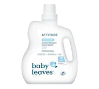 ATTITUDE Baby Laundry Detergent Liquid, Made in Canada, EWG Verified, Safe for Baby Clothes, Infant and Newborn, Naturally Derived, HE Compatible, Soothing Chamomile, 80 Loads, 2 L