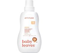 ATTITUDE Baby Laundry Detergent Liquid, EWG Verified, Safe for Baby Clothes, Infant and Newborn, Vegan and Naturally Derived Washing Soap, HE Compatible, Pear Nectar, 35 Loads, 1.04 Liters