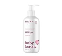ATTITUDE Baby Lotion, EWG Verified Moisturizer, Dermatologically Tested Moisturizing Cream, Vegan, Unscented, 473 mL
