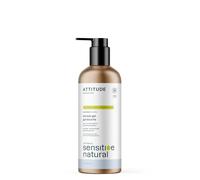 ATTITUDE Body Wash for Sensitive Skin, EWG Verified Shower Gel, Soothing Oat, Dermatologically Tested, Plant and Mineral-Based, Vegan Personal Care, Unscented, Aluminum Bottle, 473 mL