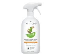 ATTITUDE Bathroom Cleaner Spray, EWG Verified, Plant-Based & Vegan, Safe for Bathroom Surfaces, Tiles, Tubs, Shower Walls, and Grout, Citrus Zest Scent, 800 mL