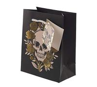 Attitude Clothing small metallic skulls and roses gift bag