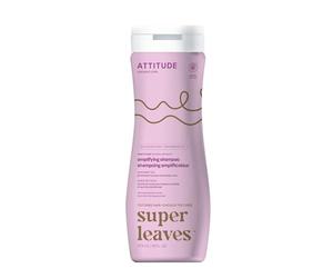 ATTITUDE Curly Hair Shampoo, Wavy to Curly, EWG Verified, 473 ml | Curl Definition & Bounce & Coconut Oil & Type 2-3, Rich Lather, 97% Naturally Derived, Vegan, Rose & White Flowers