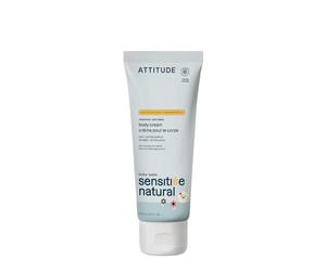 ATTITUDE Deep Moisturizing Body Cream for Baby with Sensitive Skin, Made in Canada, Plant and Mineral-Based Ingredients, Vegan Personal Care Products, Enriched with Oatmeal, Unscented, 200 mL