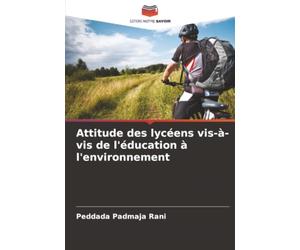 Attitude des lycéens vis-à-vis de l'éducation à l'environnement