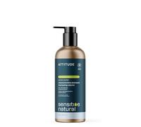 ATTITUDE Extra Gentle Hair Shampoo for Sensitive Dry Scalp, EWG Verified, Soothing Oat, Thin Hair, Naturally Derived Ingredients, Vegan Plant-Based, Unscented, Refillable Aluminum Bottle, 473 mL