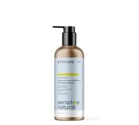 ATTITUDE Extra Gentle Volumizing Conditioner for Sensitive Skin, Enriched with Oats, Dermatologically Tested, Vegan, Unscented, Aluminum Bottle, 473 mL