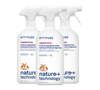 ATTITUDE Fruit Vegetable Wash FoodSafe Produce Wash Removes Dirt Residue