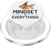 Attitude is Everything Shark Mind Goldfish PopSockets PopGrip for MagSafe