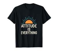 Attitude Is Everything Sunbeams Motivational Graphic T-Shirt