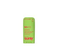 ATTITUDE Kids Mineral Sunscreen Stick SPF 50, Broad Spectrum Zinc Oxide, EWG Verified, Non-Nano, Mess-Free Stick for Face & Body, Lightweight Non-Greasy, Vegan, Watermelon & Coco Scent, 60 grams