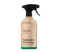 ATTITUDE Kitchen Cleaner Spray, Made in Canada, Natural Origin Ingredients, EWG Verified, Streak Free, Cleans and Degreases, Lavender & Rosemary, 770 mL