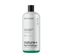 ATTITUDE Laundry Detergent Liquid, Plant-Based Ingredients, EWG Verified, High Efficiency, Infused with Essential Oils, White & Colored Clothing, Lavender & Rosemary, 38 Loads, 950 mL