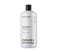 ATTITUDE Laundry Detergent Liquid, Plant-Based Ingredients, EWG Verified, High Efficiency, White & Colored Clothing, Lemon & Rosewood, 38 Loads, 950 mL