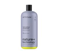 ATTITUDE Liquid Fabric Softener, Natural Ingredients, White & Colored Clothing, Deodorizes, Gentle on Delicate Skin, With Essential Oils, Geranium & Lemongrass, 38 Loads, 950 mL