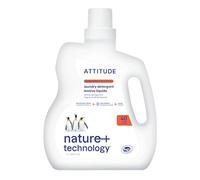 ATTITUDE Liquid Laundry Detergent, EWG Verified, HE Compatible, Plant-Based & Vegan, Natural Laundry Soap, Summer Berries Scent, 40 Loads, 2 Liters