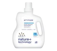 ATTITUDE Liquid Laundry Detergent, EWG Verified, HE Compatible, Plant-Based & Vegan, Natural Laundry Soap, Wildflowers Scent, 80 Loads, 2 Liters