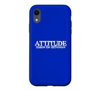 Attitude makes the difference gratitude positive thoughts Case for iPhone XR