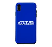 Attitude makes the difference gratitude positive thoughts Case for iPhone XS Max