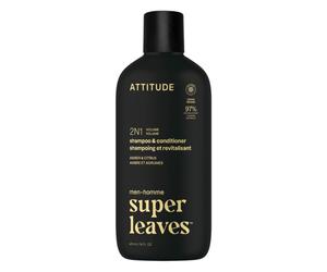 ATTITUDE Menâs Amber & Citrus Volume 2-in-1 Shampoo & Conditioner - 414ml