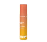 ATTITUDE Mineral Sunscreen Lightweight Lotion SPF 50, Broad Spectrum Zinc Oxide, EWG Verified, Non-Nano, Water-Resistant 80 Min, Non-Greasy Face & Body, Tropical Coco, 80 g