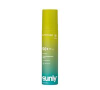 ATTITUDE Mineral Sunscreen Lightweight Lotion SPF 50, Broad Spectrum Zinc Oxide, EWG Verified, Non-Nano, Water-Resistant 80 Min, Non-Greasy Face & Body, Unscented, 80 g