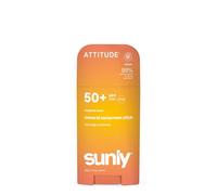 ATTITUDE Mineral Sunscreen Stick SPF 50, Broad Spectrum Zinc Oxide, EWG Verified, Non-Nano, Mess-Free Stick for Face & Body, Lightweight Non-Greasy, Vegan, Tropical Coco Scent, 60 grams