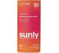 ATTITUDE Mineral Sunscreen Stick with Zinc Oxide, SPF 30, EWG Verified, Plastic
