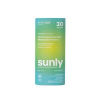 ATTITUDE Mineral Sunscreen Stick with Zinc Oxide, SPF 30, EWG Verified, Plastic-Free, Broad Spectrum UVA/UVB Protection, Dermatologically Tested, Vegan, Unscented, 2.1 Ounces