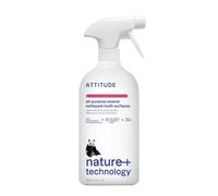 ATTITUDE Multi-Surface Cleaner Spray, EWG Verified, Pink Grapefruit, 800 ml | Cuts Grease & Grime, Streak-Free, Counters Walls Floors & Sealed Wood, Everyday Use, 99% Naturally Derived, Multi Surface