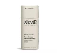ATTITUDE Oceanly Face Cleanser Stick, EWG Verified, Plastic-free, Plant and Mineral-Based Ingredients, Vegan Skin Care Products, PHYTO CLEANSE, Unscented, 8.5 grams