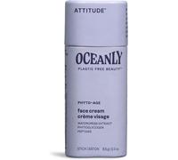 ATTITUDE Oceanly Face Cream Stick, EWG Verified, Plastic-free, Plant and Minera
