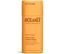 ATTITUDE Oceanly Face Cream Stick, EWG Verified, Plastic-free, Plant and Minera