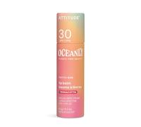 ATTITUDE Oceanly Tinted Lip Balm with SPF 30, EWG Verified, Plastic-Free, Broad Spectrum UVA/UVB Protection with Zinc Oxide, Vegan, Unscented, Terracotta, 8.5 grams