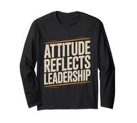 Attitude Reflects Leadership Coach Manager Player Long Sleeve T-Shirt