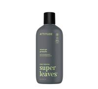 ATTITUDE Shower Gel Body Wash for Men, 98% Natural Origin Ingredients, Paraben & Phthalate Free, EWG Verified, Cleanses Without Drying, Matcha & Bergamot, 415 mL