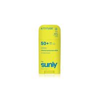 ATTITUDE Kids Mineral Sunscreen Stick SPF 50, Broad Spectrum Zinc Oxide, EWG Verified, Non-Nano, Mess-Free Stick for Face & Body, Lightweight Non-Greasy, Vegan, Unscented, 60 grams