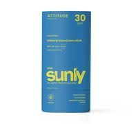 ATTITUDE Mineral Sunscreen Stick for Kids, SPF 30, EWG Verified, Plastic-Free, Broad Spectrum UVA/UVB Protection with Zinc Oxide, Dermatologically Tested, Vegan, Unscented, 60 g