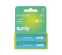 ATTITUDE Sunly Unscented Lip Balm Duo SPF15 - 2 x 4.25g