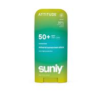 ATTITUDE Mineral Sunscreen Stick SPF 50, Broad Spectrum Zinc Oxide, EWG Verified, Non-Nano, Mess-Free Stick for Face & Body, Lightweight Non-Greasy, Vegan, Unscented, 60 grams