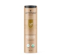 ATTITUDE Tinted Face Sunscreen Stick SPF 30, Plastic-Free Waterless, Plant and Mineral-Based Ingredients, Vegan Sun Care Products, Unscented, 30 grams