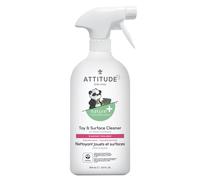 ATTITUDE Toy and Surface Cleaner, EWG Verified Multi-Surface Products, Vegan, Naturally Derived Multipurpose Cleaning Spray, Unscented, 800 mL
