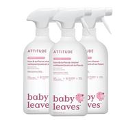 ATTITUDE Toy and Surface Cleaner, Made in Canada, EWG Verified, Plant- and Mineral-Based, Vegan Baby Household Products, Unscented, 800 mL (Pack of 3)