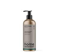 ATTITUDE Washing Up Liquid, Cuts Grease & Removes Food Residue, Gentle on Hands, EWG Verified, Plant-Based Cleaning Liquid, Vegan Dish Soap, Lavender & Rosemary, Refillable Aluminum Bottle, 473 mL