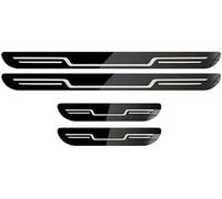 ATTLGR 4Pcs Stainless Steel Car Door Sill Protectors for OPEL Mokka B/GS Line+/ Ultimate 2021 2022 2023 2024 2025,Scratchproof Scuff Guard Kick Plates Threshold Welcome Pedal Decoration