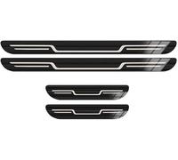ATTLGR 4Pcs Stainless Steel Car Door Sill Protectors for OPEL Mokka B/GS Line+/ Ultimate 2021 2022 2023 2024 2025,Scratchproof Scuff Guard Kick Plates Threshold Welcome Pedal Decoration