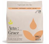 Attn: Grace Heavy Incontinence Pads for Women, 28-Pack - Plant-Based, High Absorbency, Breathable - Incontinence Pads for Heavy Bladder Leaks & Sensitive Skin