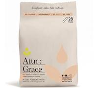 Attn: Grace Moderate Incontinence Pads for Women, 28-Pack - Plant-Based, High Absorbency, Breathable - Incontinence Pads for Moderate Bladder Leaks & Sensitive Skin